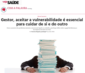 gestor aceitar a vulnerabilidade e essencial para cuidar